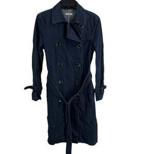 23ku Japanese Denim Trench Coat 23 Ward Size 38 / Medium